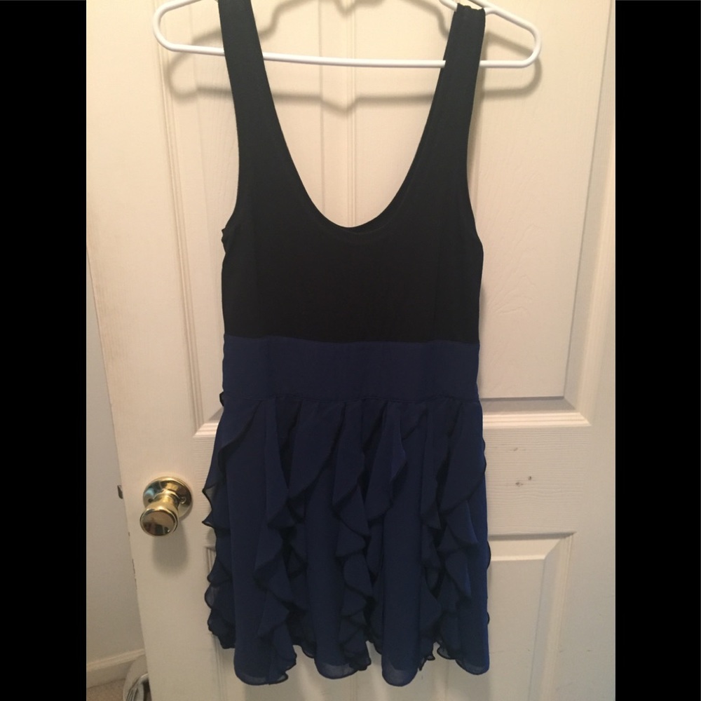 Ruffled Fit and Flare Dress